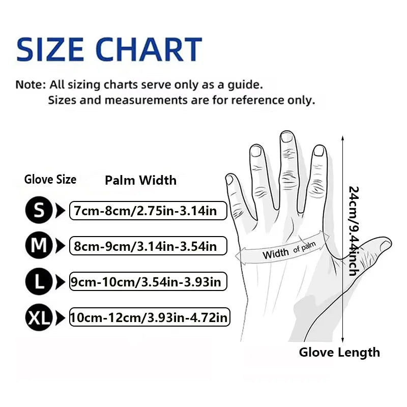 Economy Powder Free Black Nitrile Gloves - 100 Pack